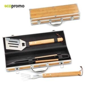 Set BBQ Bamboo Personalizado