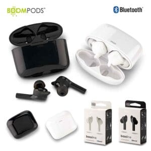 Audífonos Bluetooth Bassline Go Boompods Personalizado