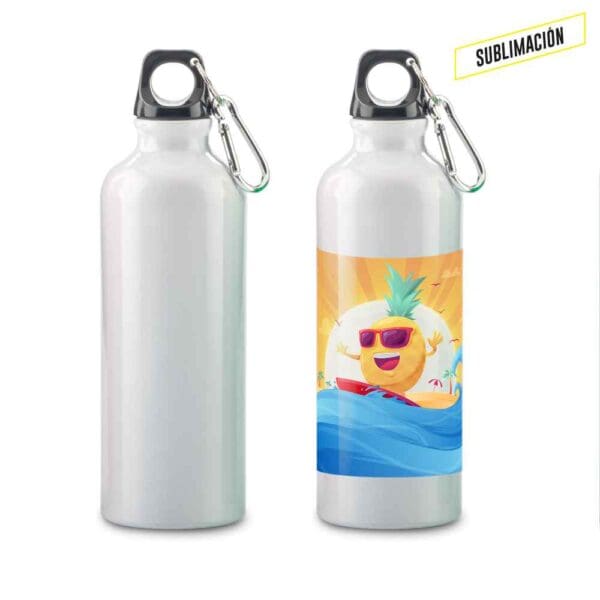 Botilito Metálico Sublimación Sport Bottle 500ml personalizado con logo Colombia