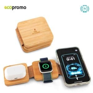 Cargador Inalámbrico Mágnet 3-1 Eco Personalizado