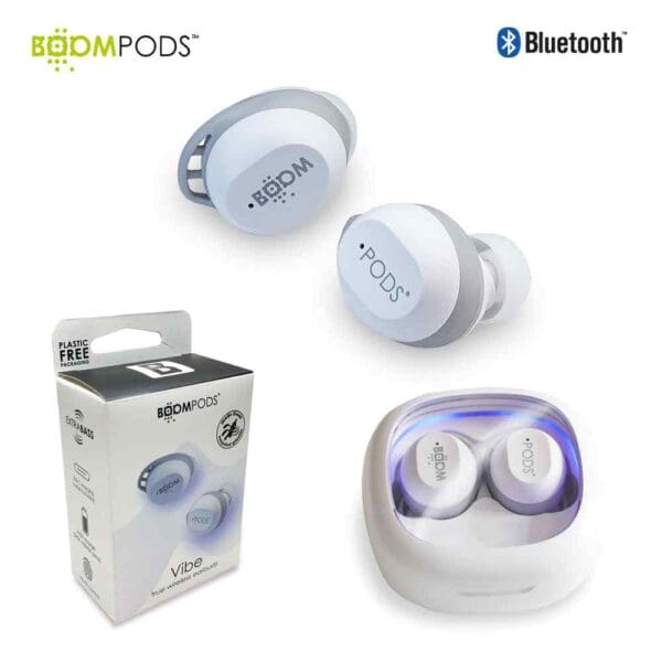 Audífonos Bluetooth Vibe Boompods Personalizado personalizado con logo Colombia