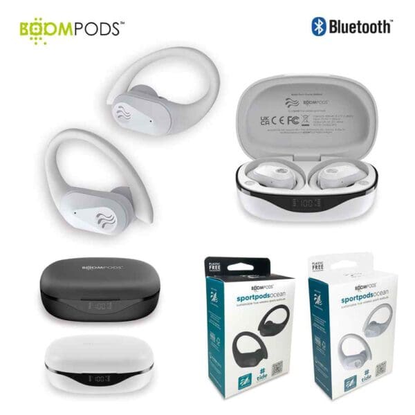 Audífonos Bluetooth Sportpods Boompods Personalizado personalizado con logo Colombia