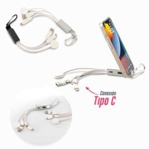 Cable Multicargador Steffen Personalizado