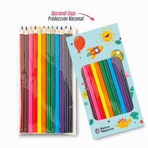 Set de 12 Colores en Bolsa Personalizado