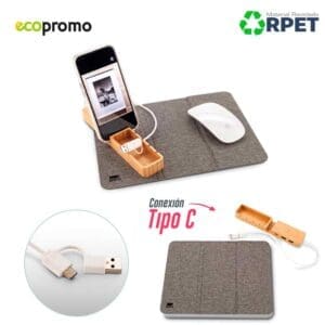 Mouse Pad Organizer Eco Personalizado