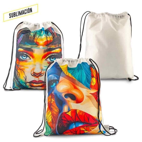 Sporty Bag en Cambrel Ewok Sublimación (80gr) Personalizado personalizado con logo Colombia