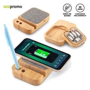 CARGADOR INALAMBRICO CON CABLES 4-1 Personalizado