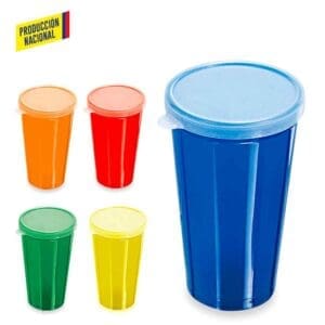 Vaso Tapa Plástico 14 oz - Producción Nacional Personalizado