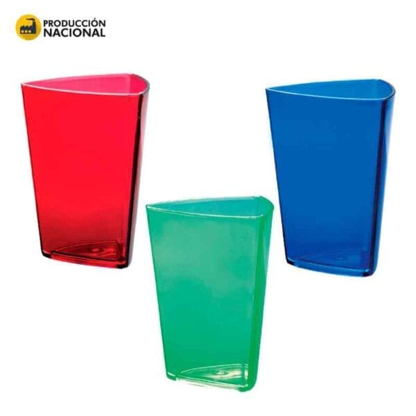 Vaso Triangular 250 ML(stock telefònicamente) Personalizado personalizado con logo Colombia