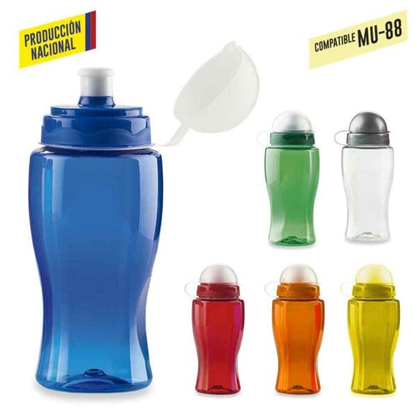 Botilito Siluet - 500 ml-Ver tipo tapa-Prod. Nal. personalizado con logo Colombia