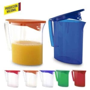 Jarra Plastica Ovalada 1000 ML - Nacional Personalizado