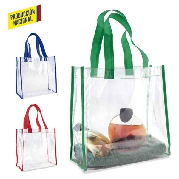Bolsa Clear Zuzy con Ribete ( Produccion N) Personalizado personalizado con logo Colombia