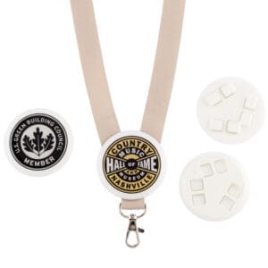 Botón plástico para portacarnet - Oferta Personalizado