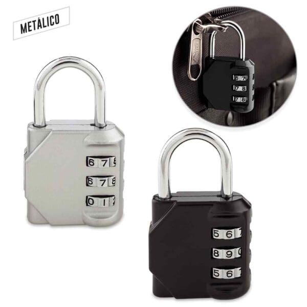 Candado de Clave Metalico Personalizado personalizado con logo Colombia