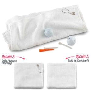 Toalla Golf /Toalla de mano Tundida (acabado fino) Personalizado