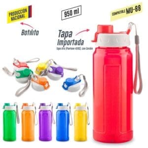 Botilito Plastico Galaxy 950ml-Produccion Nacional