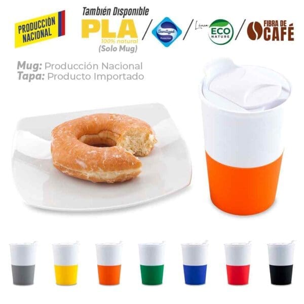 Mug Plástico Osiris 360ml - Produccion Nacional personalizado con logo Colombia