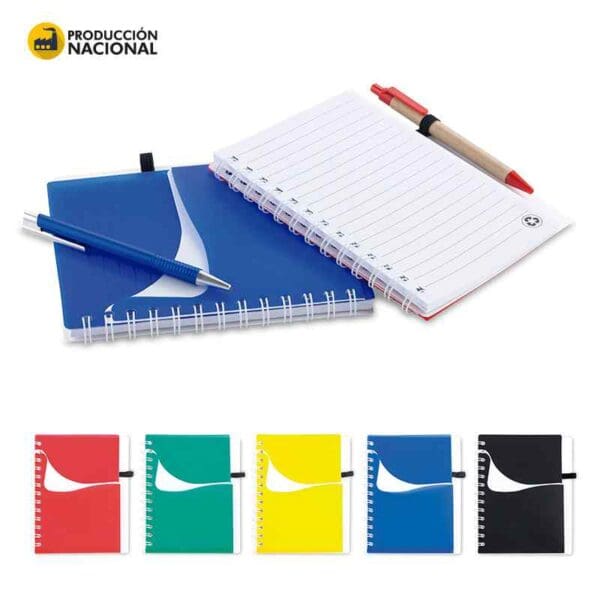 Libreta Wave - Produccion Nacional personalizado con logo Colombia