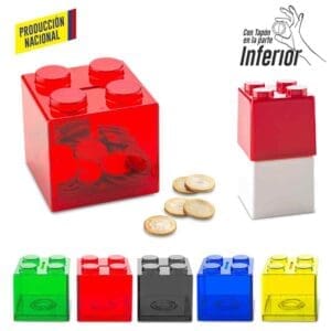Alcancía Cubo Apilable - Produccion Nacional Personalizado