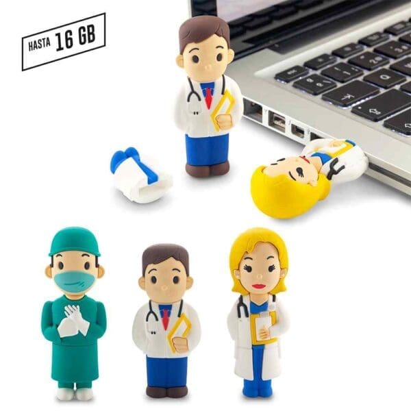 PVC Memoria USB Medic 3D (Ver Precio OF-228-CH) Personalizado personalizado con logo Colombia