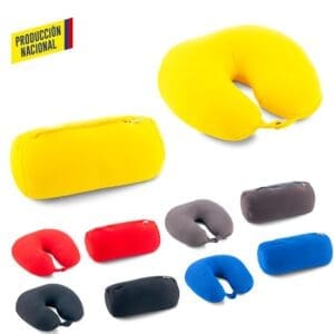 Cojin de Viaje Doble Uso Plush-Produccion Nacional Personalizado