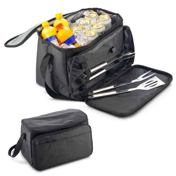 Nevera Lonchera con Set BBQ Personalizado personalizado con logo Colombia