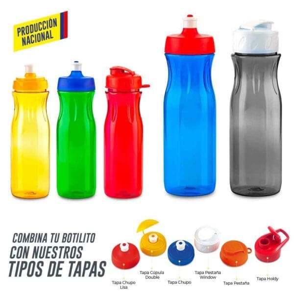 Botilito en PET Capri 700ml - Produccion Nacional personalizado con logo Colombia