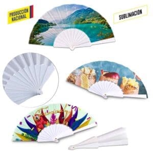 Cuerpo Plastico para Abanico(Tela impresa ProdNal) Personalizado