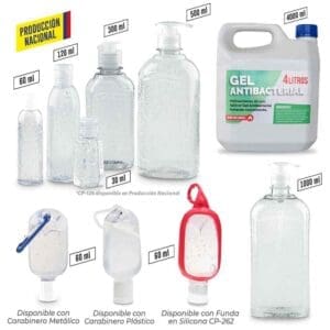 Gel Antibacterial Transparente-Producción Nacional Personalizado