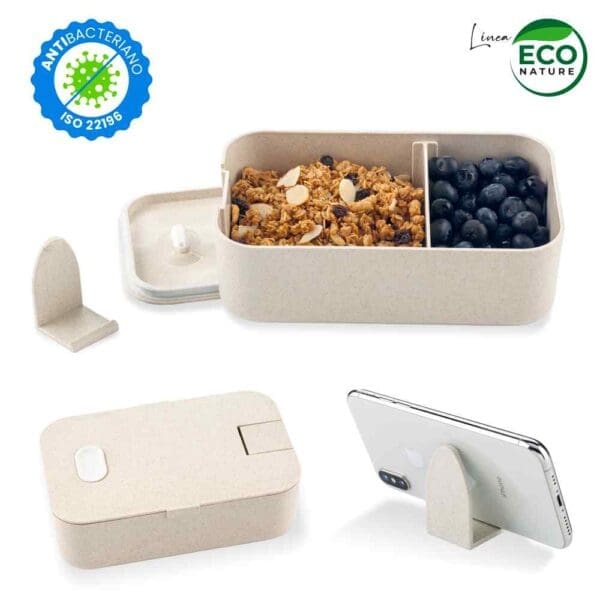 Portacomidas Eco Holder Antibacteriano Personalizado