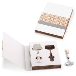 Set de 2 Utensilios para Queso Book - Oferta Personalizado