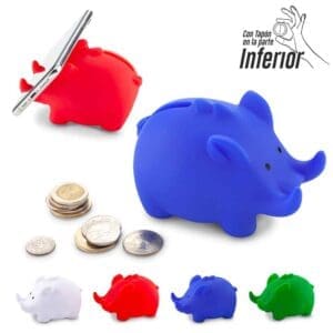 Alcancia Piggy con Portacelular Personalizado