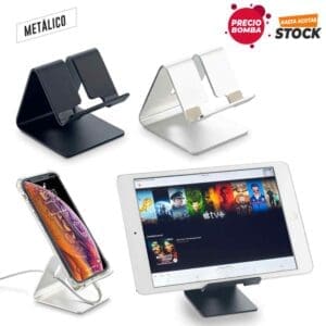 Soporte Metalico para Móviles Aluminium
