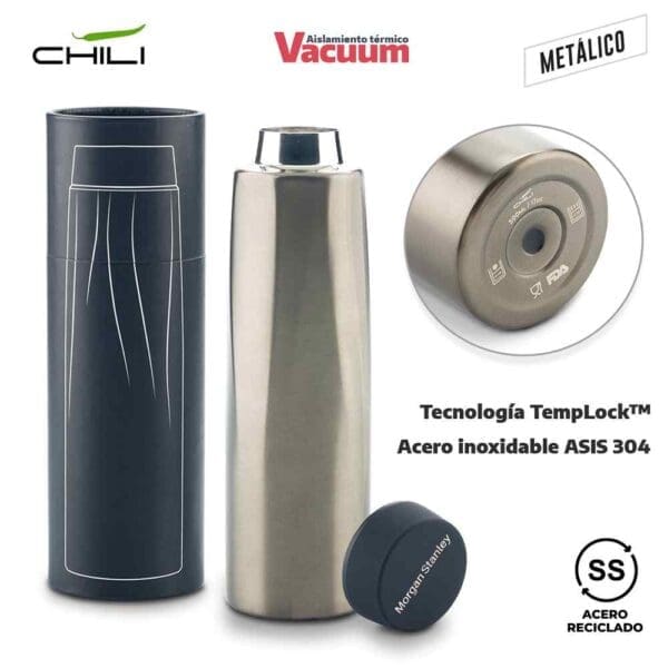 Termo Metalico Calypso Chili 500ml