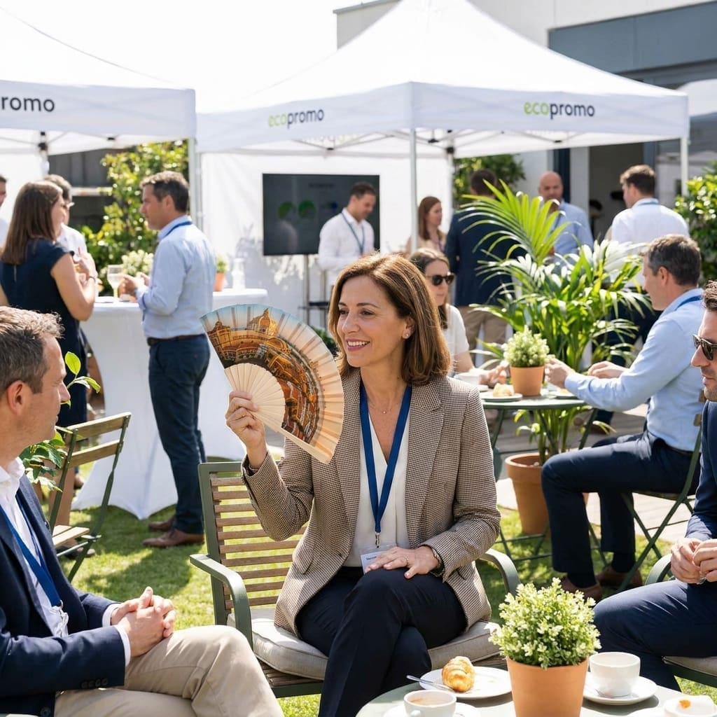 Abanicos personalizados corporativos 1