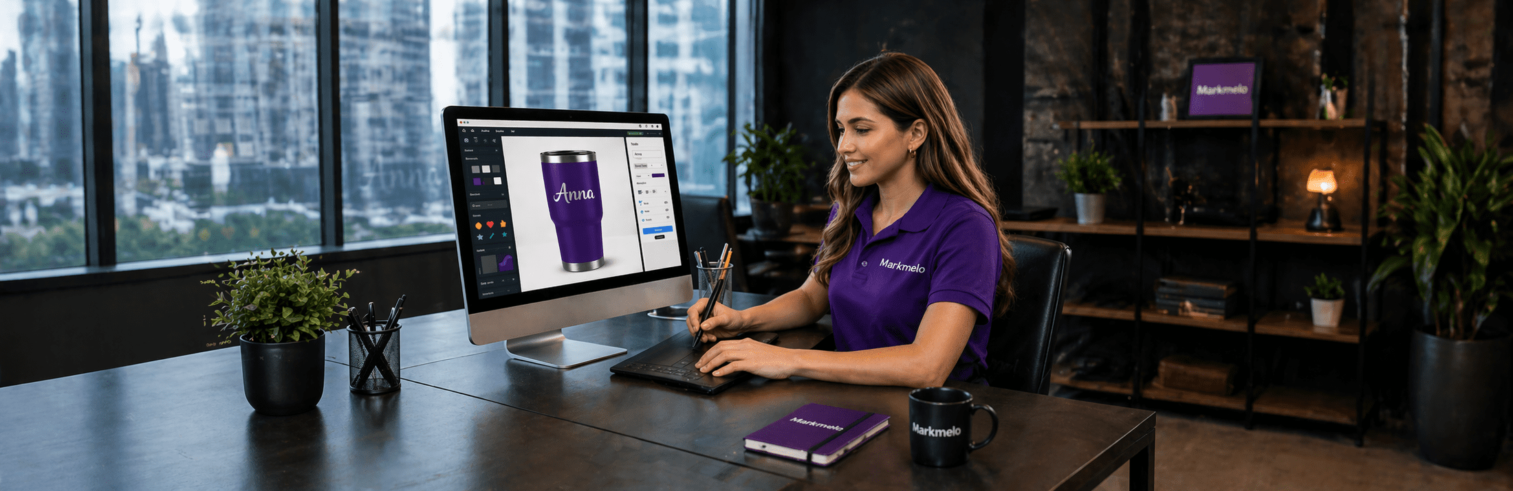 Muestra digital de producto personalizado