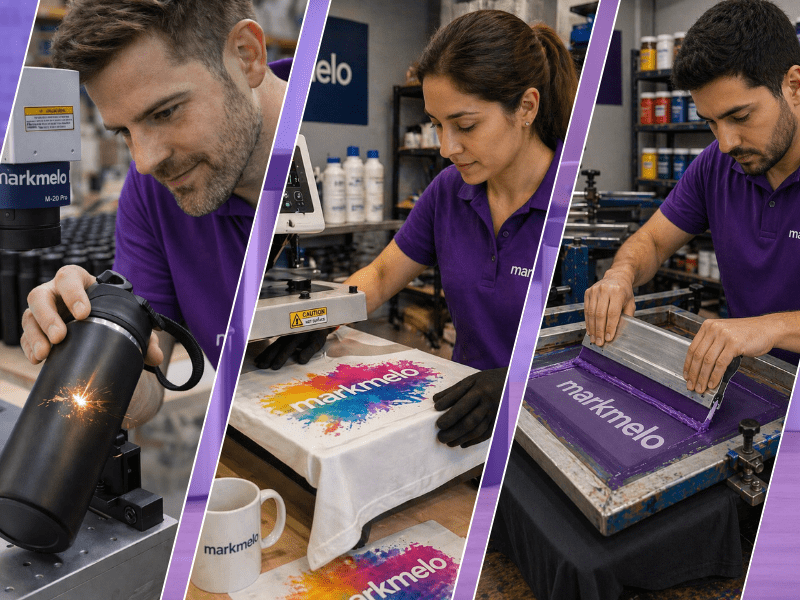 Técnicas de marcación en termos personalizados