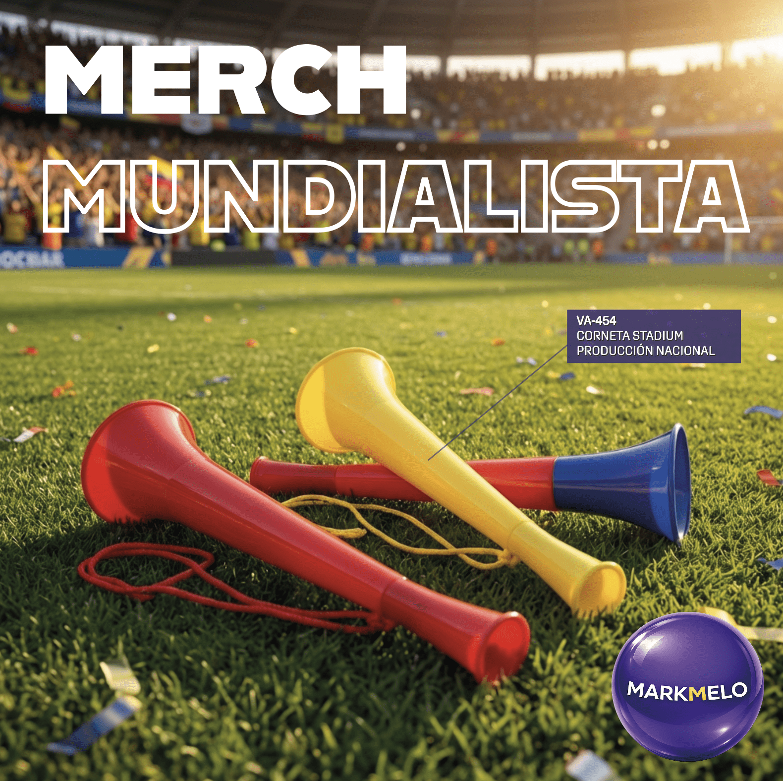 Kits mundialistas corporativos Colombia 2026