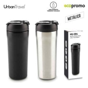 Botilito Metálico Doom Urban Travel 600ml