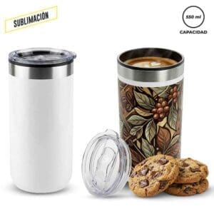 Mug Metálico para Sublimacion KUP 550 ml NUEVO