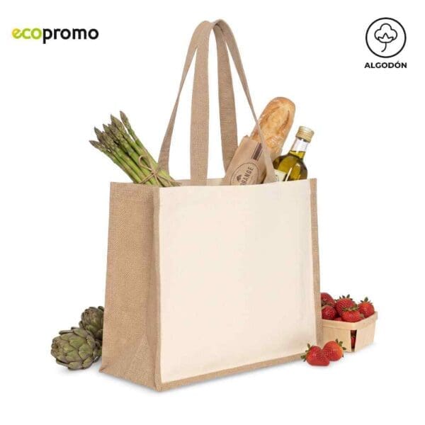 Bolsa en Algodón y Yute Nara personalizado con logo Colombia