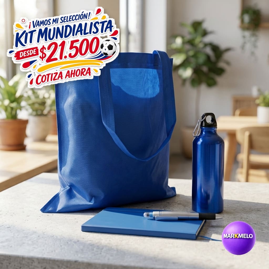 Kit Mundialista Markmelo — Regalos corporativos Copa Mundial 2026