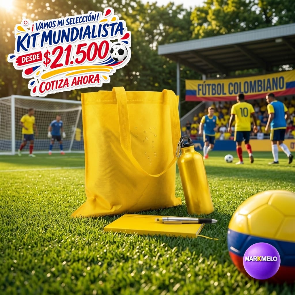 Kit Mundialista Markmelo — Regalos corporativos Copa Mundial 2026
