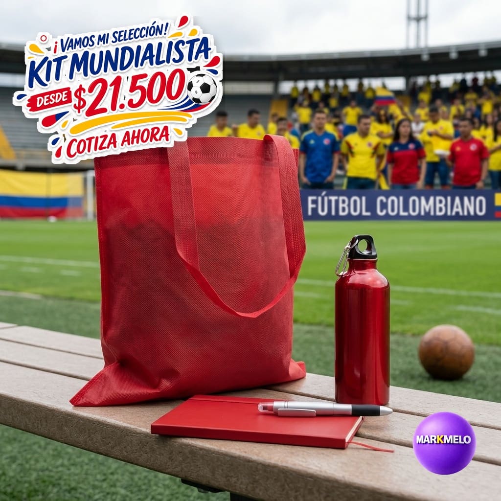 Kit Mundialista Markmelo — Regalos corporativos Copa Mundial 2026