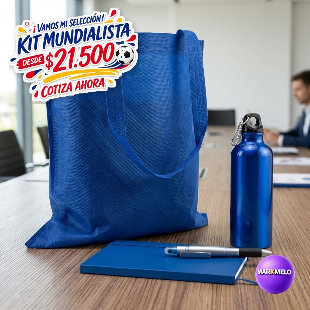 Kit Mundialista Markmelo — Regalos corporativos Copa Mundial 2026