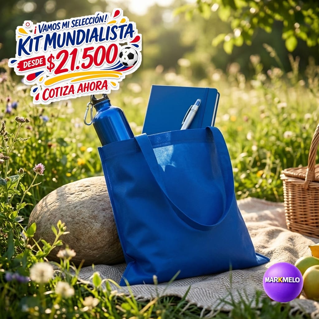 Kit Mundialista Markmelo — Regalos corporativos Copa Mundial 2026