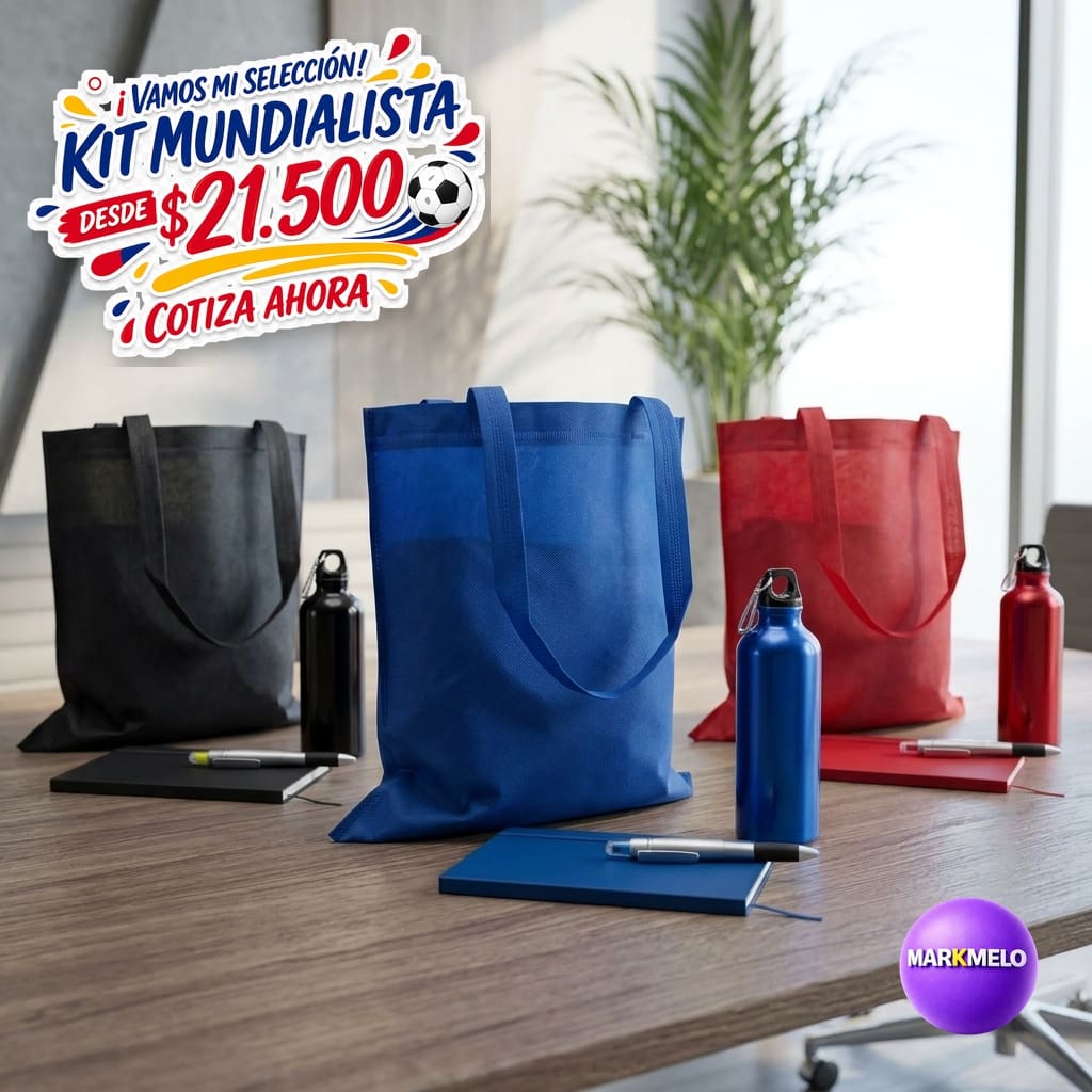 Kit Mundialista Markmelo — Regalos corporativos Copa Mundial 2026