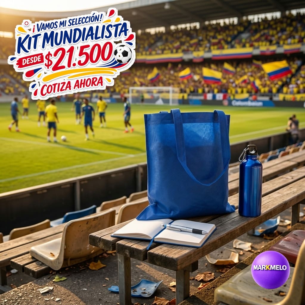 Kit Mundialista Markmelo — Regalos corporativos Copa Mundial 2026